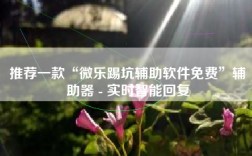 推荐一款“微乐踢坑辅助软件免费”辅助器 - 实时智能回复