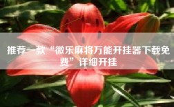 推荐一款“微乐麻将万能开挂器下载免费”详细开挂