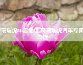 奇瑞瑞虎84s店地址 奇瑞瑞虎汽车专卖店附近