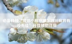 必备科技“微信小程序微乐四川麻将有没有挂”开挂辅助详细
